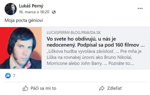 Skoro som na neho zabudol, ale on nezabudol